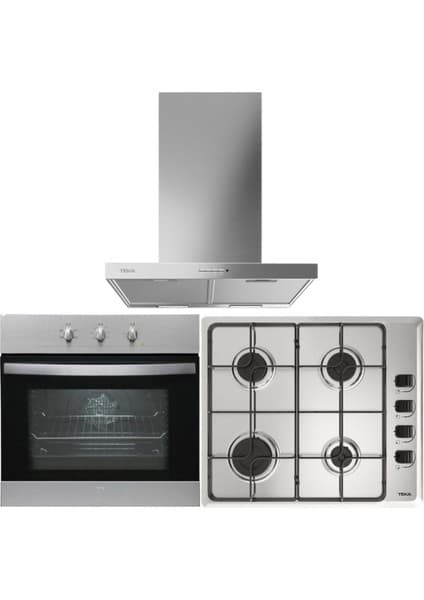 Teka Inox Ankastre Set (DSJ 650-HE 715 SS- HLX 640 KB)