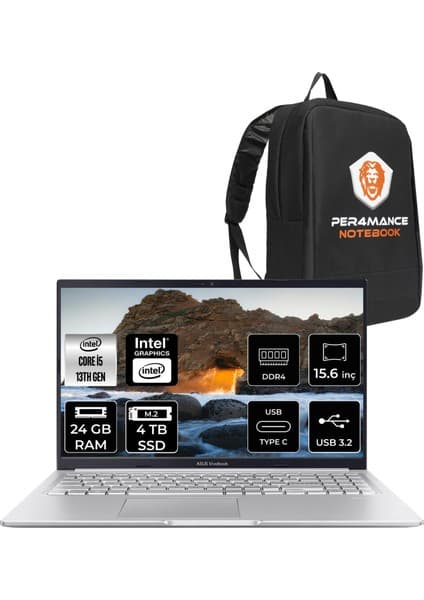 Asus Vivobook 15 Intel Core I5 13420H 24GB 4tb SSD 15.6\