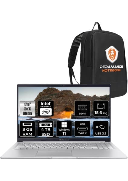 Asus Vivobook 15 Intel Core I5 13420H 8gb 4tb SSD 15.6\