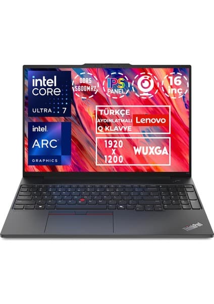 Lenovo Thinkpad E16 G2 Ultra 7 155H 32GB 512GB SSD 16\