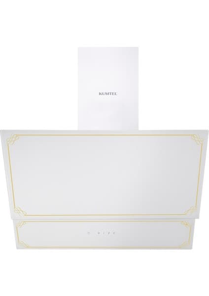 Kumtel Duvar Tipi Cam Bej Davlumbaz 450 m³/sa Yüksek Emiş Gücü ve 56 dB Sessiz Çalışma