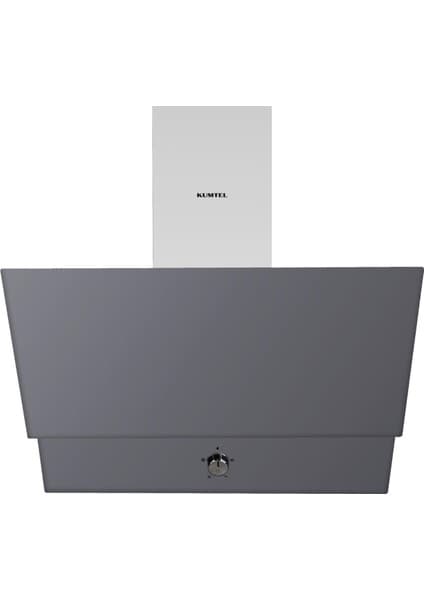 Kumtel Antrasit (Gri) Cam Davlumbaz Da6-830