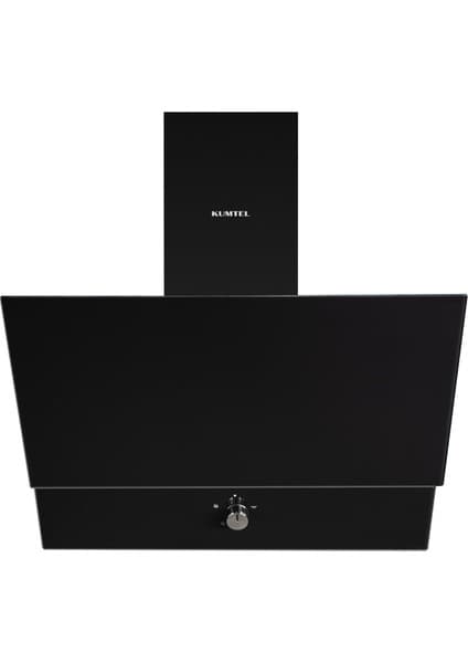 Kumtel Duvar Tipi Davlumbaz Siyah Cam Gövde LED Aydınlatma ve Yıkanabilir Yağ Filtresi