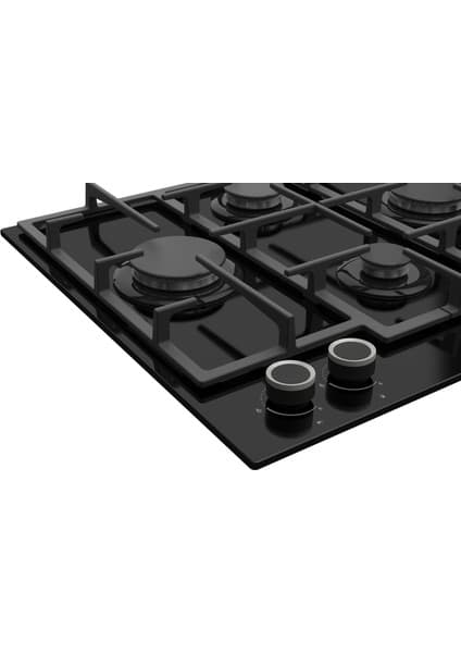 Ferre LN386 Beyaz Cam Ankastre Ocak (Döküm Izgara) 8