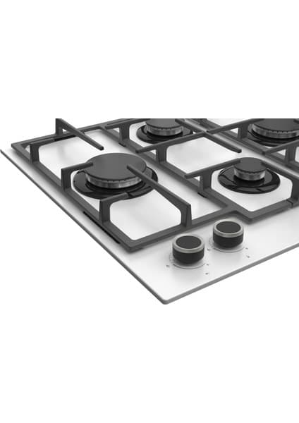 Ferre LN385 Siyah Cam Ankastre Ocak (Döküm Izgara) 8