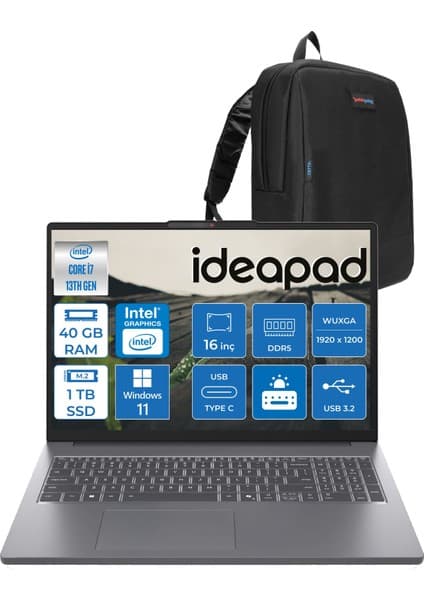 Lenovo Ideapad Slim 3 16IRH10 Intel Core I7 13620H 40GB 1tb SSD Windows 11 Home 16\