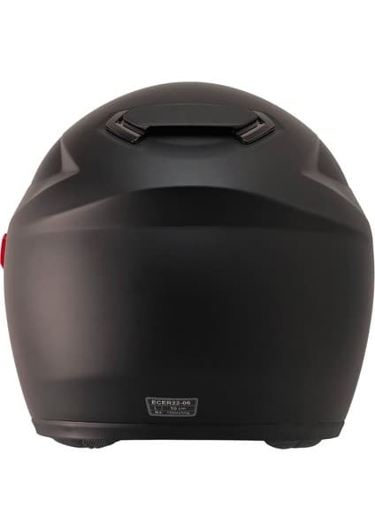 Free-M 913 Full Face Kask (Mat Siyah) 7