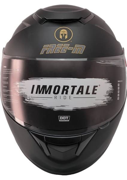 Free-M 913 Full Face Kask (Mat Siyah) 8
