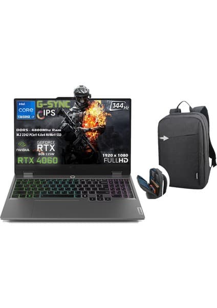 Lenovo Loq 15IRX9 Intel Core I7 13650HX 16GB 1tb SSD Rtx 4060 (115W) 15.6\