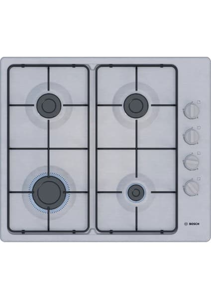 Bosch PBP6C5K80O Serie 2 Gazlı Ocak 60 cm Paslanmaz Çelik