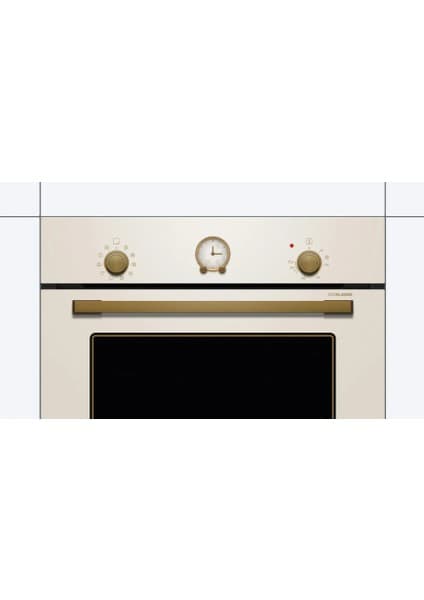 Bosch HBJN10YB2R Serie 4 Ankastre Fırın 60 x 60 cm Neoklasik, Siyah 6
