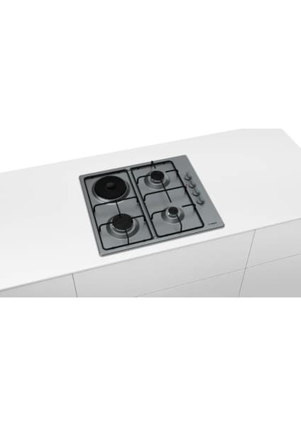Bosch PBP6C5K80O Serie 2 Gazlı Ocak 60 cm Paslanmaz Çelik 6