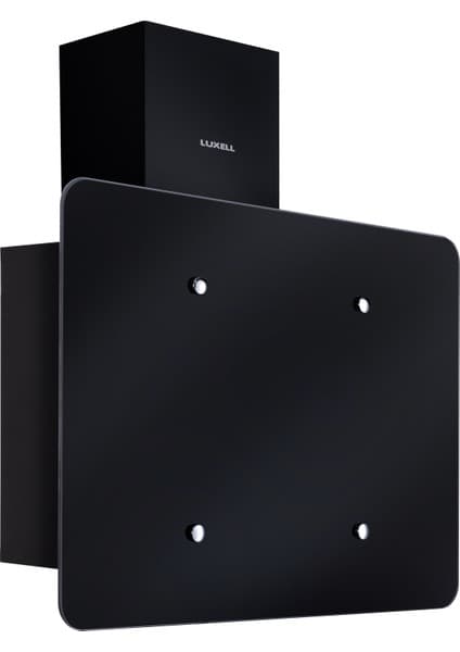 Luxell DF6-833 Flat Siyah Optimum Cam Davlumbaz