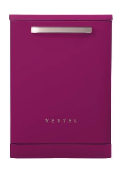 Vestel BM 5001 5 Programlı E Sınıfı Retro Pembe Bulaşık Makinesi
