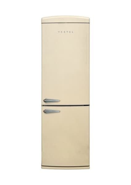 Vestel Retro NFK37211 Bej 330 Lt E Enerji Sınıfı No-Frost Buzdolabı