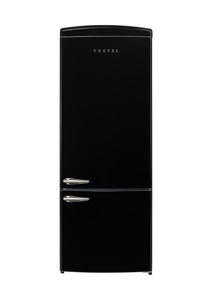 Vestel Retro NFK52211 Siyah 471 Lt No-Frost Buzdolabı