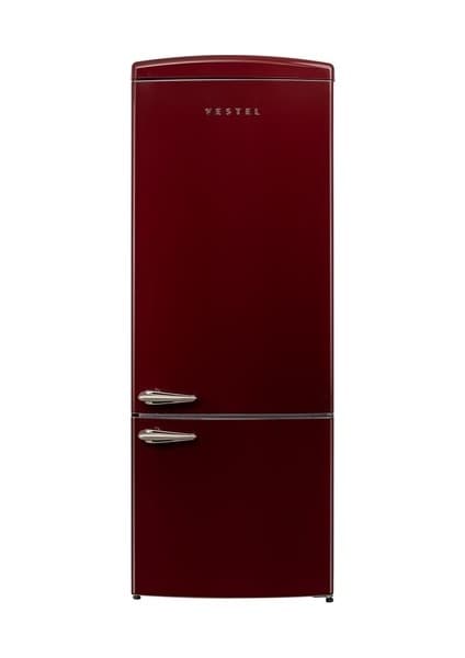 Vestel Retro NFK52211 Bordo 471 Lt No-Frost Buzdolabı