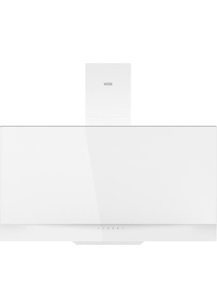 Vestel Ankastre Davlumbaz 640 m3/sa Yüksek Emiş Gücü ile Beyaz Eğimli 90 cm