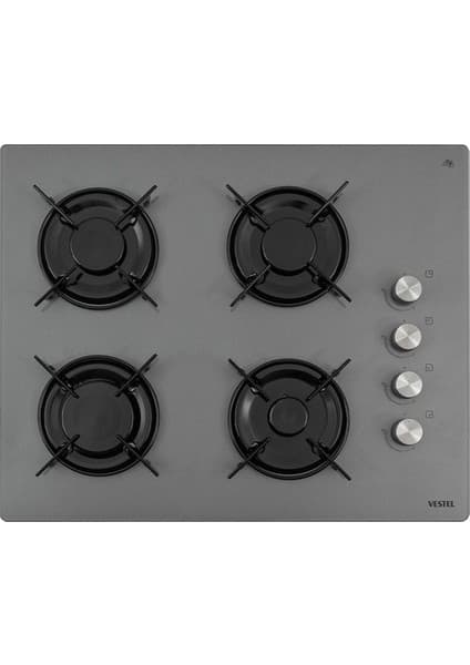 Vestel AO-65104 G-Dg-T 65 cm 4 Gözü Gazlı Ankastre Ocak