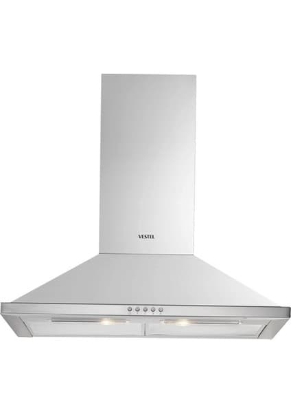 Vestel AD-6001 X Piramit Şekil Ankastre Davlumbaz 291 m³/s Hava Debisi Mekanik Kontrol