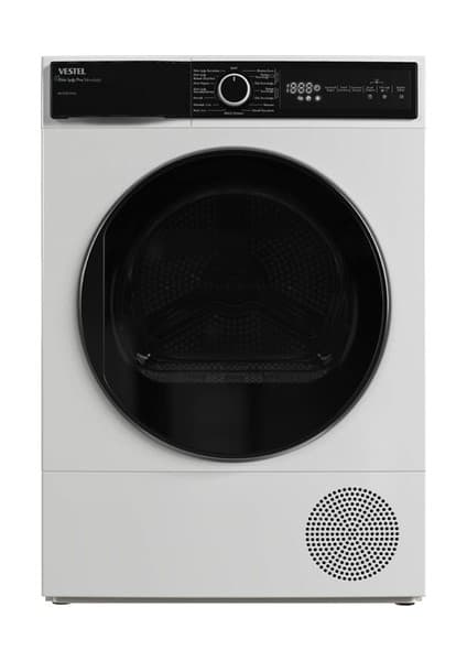 Vestel 7 Kg A++ Isı Pompalı Kurutma Makinesi LED Ekran Çocuk Kilidi Akıllı Nem Sensörü 65 dB