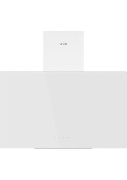 Vestel Beyaz Eğimli Davlumbaz Dokunmatik Kontrol 420 m3/sa Hava Debisi
