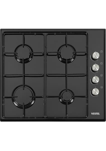 Vestel AO-6004 Ys-Dg 60 cm 4 Gözü Gazlı Ankastre Ocak