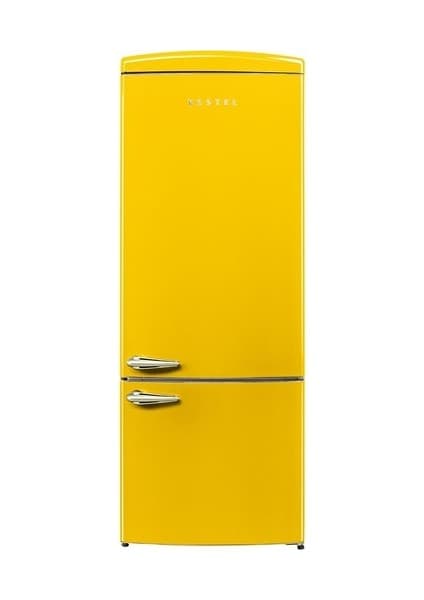 Vestel Retro NFK52111 Sarı 471 Lt No-Frost Buzdolabı