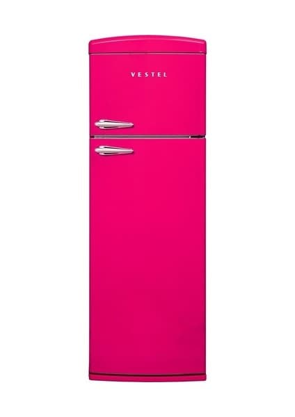 Vestel Retro SC32111 Pembe Statik Buzdolabı