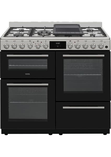 Vestel SF 11502 X 7 Gözü Gazlı 1 Gözü Wok'lu A Enerji Sınıfı Kuzine Fırın