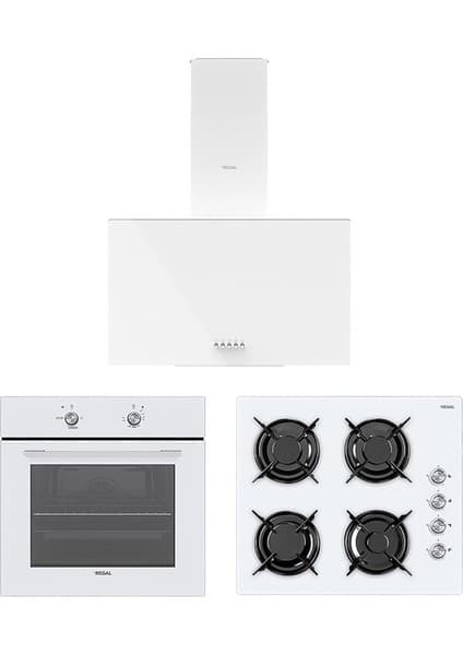 Regal Eğik Beyaz Inci Set