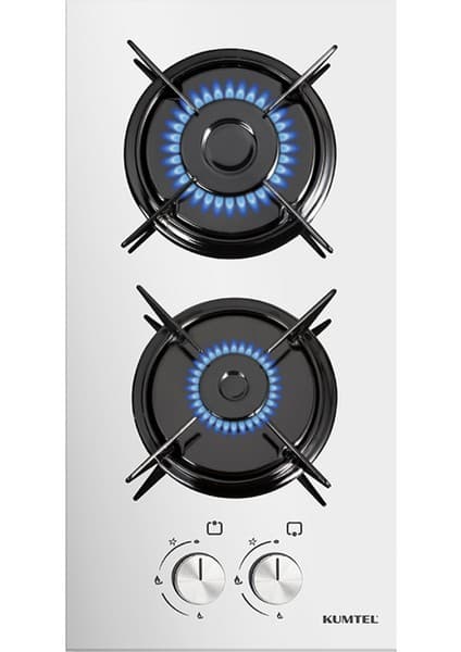 Kumtel İkili Ankastre Domino Cam Ocak C3-20F