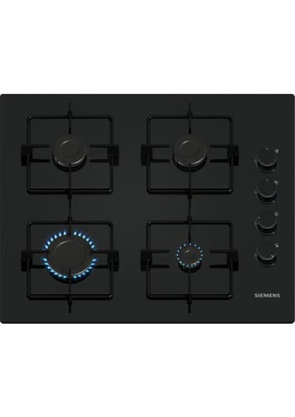 Siemens EO6C6PP30O 4 Gözlü Siyah Cam Ankastre Ocak
