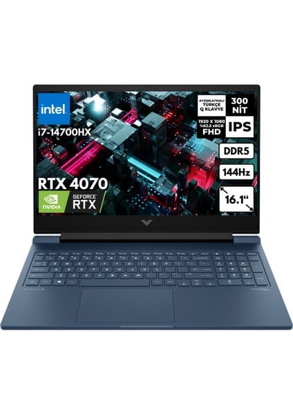 Hp Victus 16-R1021NT I7-14700HX 48 -Gbddr5 1 Tbssd RTX4070 (8gb) 16.1\