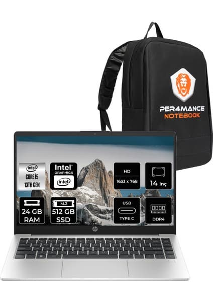 Hp 240 G10 Intel Core I5 1340P 24GB 512GB SSD 14\