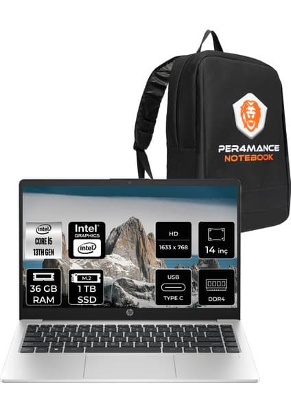 Hp 240 G10 Intel Core I5 1340P 36GB 1tb SSD 14\