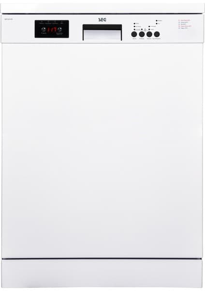 SEG SBM 5021 WE Beyaz Bulaşık Makinesi - 5 Programlı, Enerji Tasarruflu