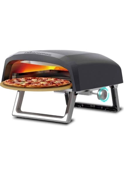 Masterpro Napoli Taşınabilir Gazlı Pizza Fırını 500°C’YE Kadar Isı 60 Saniyede Pizza Taşıma Çantalı