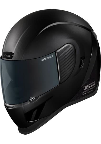 Icon Airform Counterstrike Mıps Kapalı Motosiklet Kaskı Mat Siyah