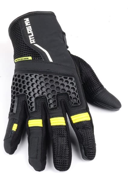 Atlas Mw Mesh Yazlık Motosiklet Eldiveni Siyah 7
