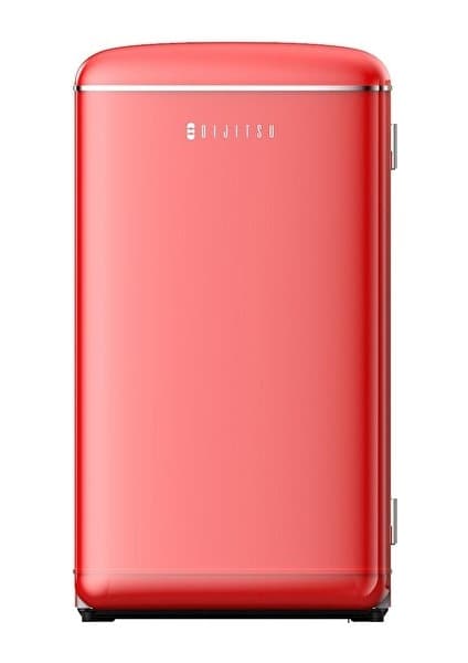 Dijitsu DB120RRE Retro Kırmızı Buzdolabı