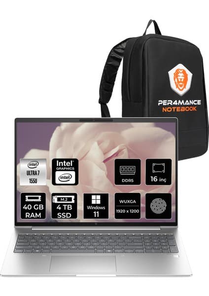 Hp Elitebook 660 G11 Intel Core Ultra 7 155U 40GB 4tb SSD 16\