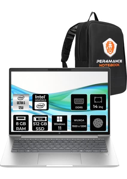 Hp Probook 440 G11 Intel Core Ultra 5 125U 8gb 512GB SSD 14\