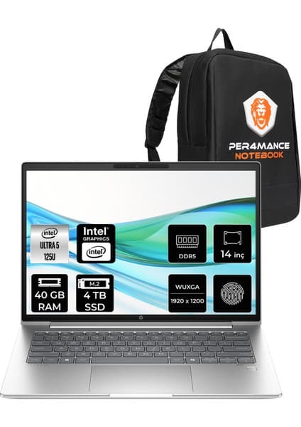 Hp Probook 440 G11 Intel Core Ultra 5 125U 40GB 4tb SSD 14\