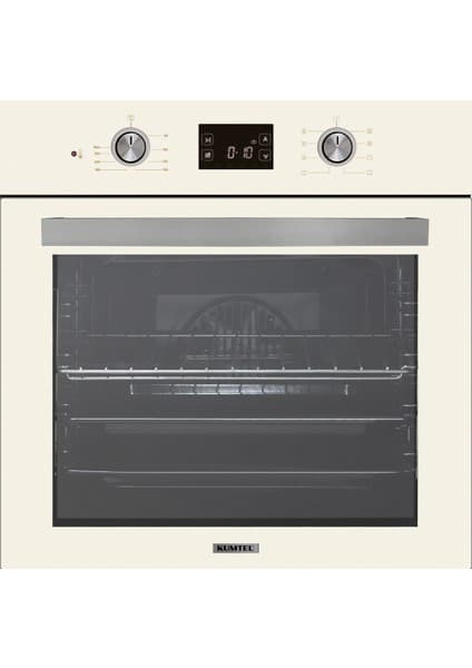 Kumtel Digital Bej Cam Ankastre Fırın 9 Prog. B66-SF3 (Ddt)