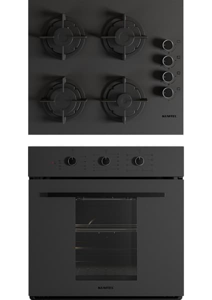 Kumtel 2'li Magic Cam Ankastre Set (Fırın-Ocak)