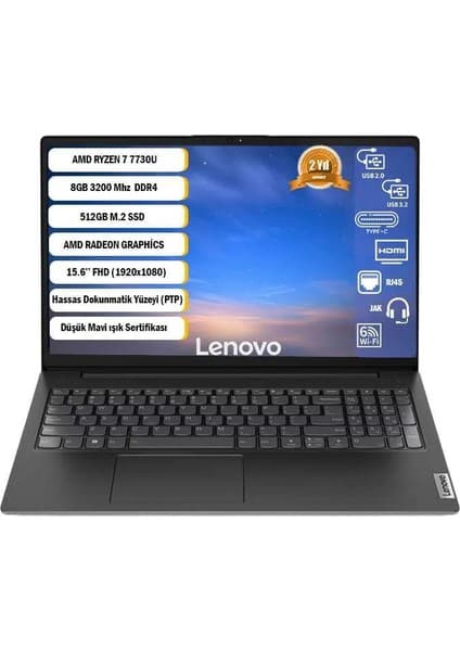 Lenovo V15 G4 ABP Ryzen 7 7730U 8 GB 512 GB SSD 15.6\