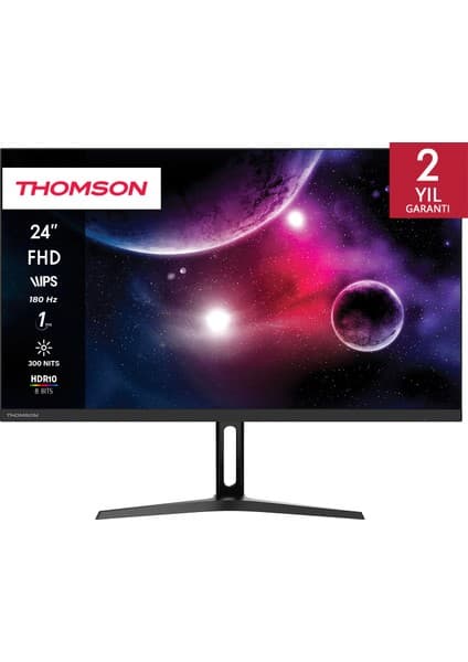 THOMSON M24FG2Y14 Gaming Monitör 24" 1 Ms Fhd 180 Hz Adaptive-sync 1920 x 1080 Monitör