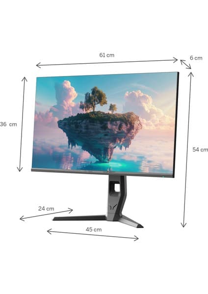 THOMSON M24FG2Y14 Gaming Monitör 24" 1 Ms Fhd 180 Hz Adaptive-sync 1920 x 1080 Monitör 7