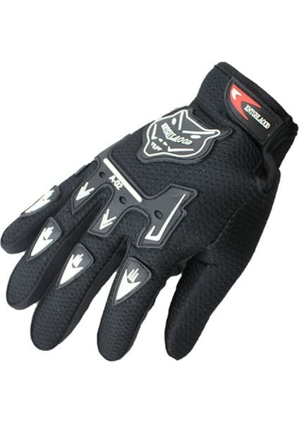 Hybg Basit Rahat Moda Bisiklet Sürüş Eldivenleri Motosiklet Tam Parmak Eldivenleri Nefes Alabilir Spor Yarış Eldivenleri (Yurt Dışından)